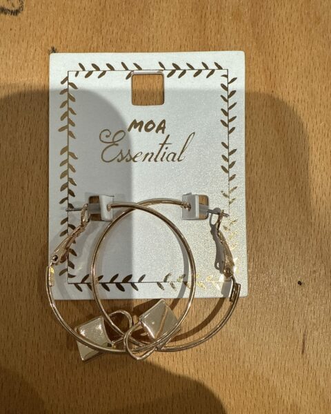 Boucles d’oreilles créoles “Cadenas doré” – MOA Essential