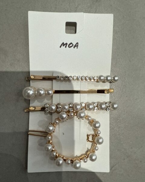 Set de barrettes perles & strass – MOA