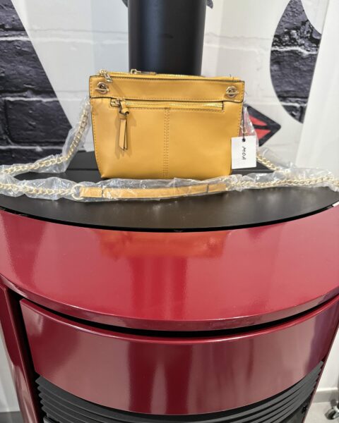 Pochette bandoulière MOA jaune moutarde