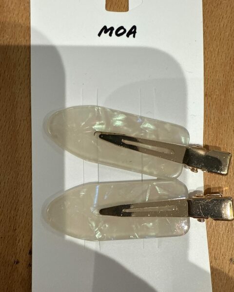 Duo de barrettes nacrées – MOA