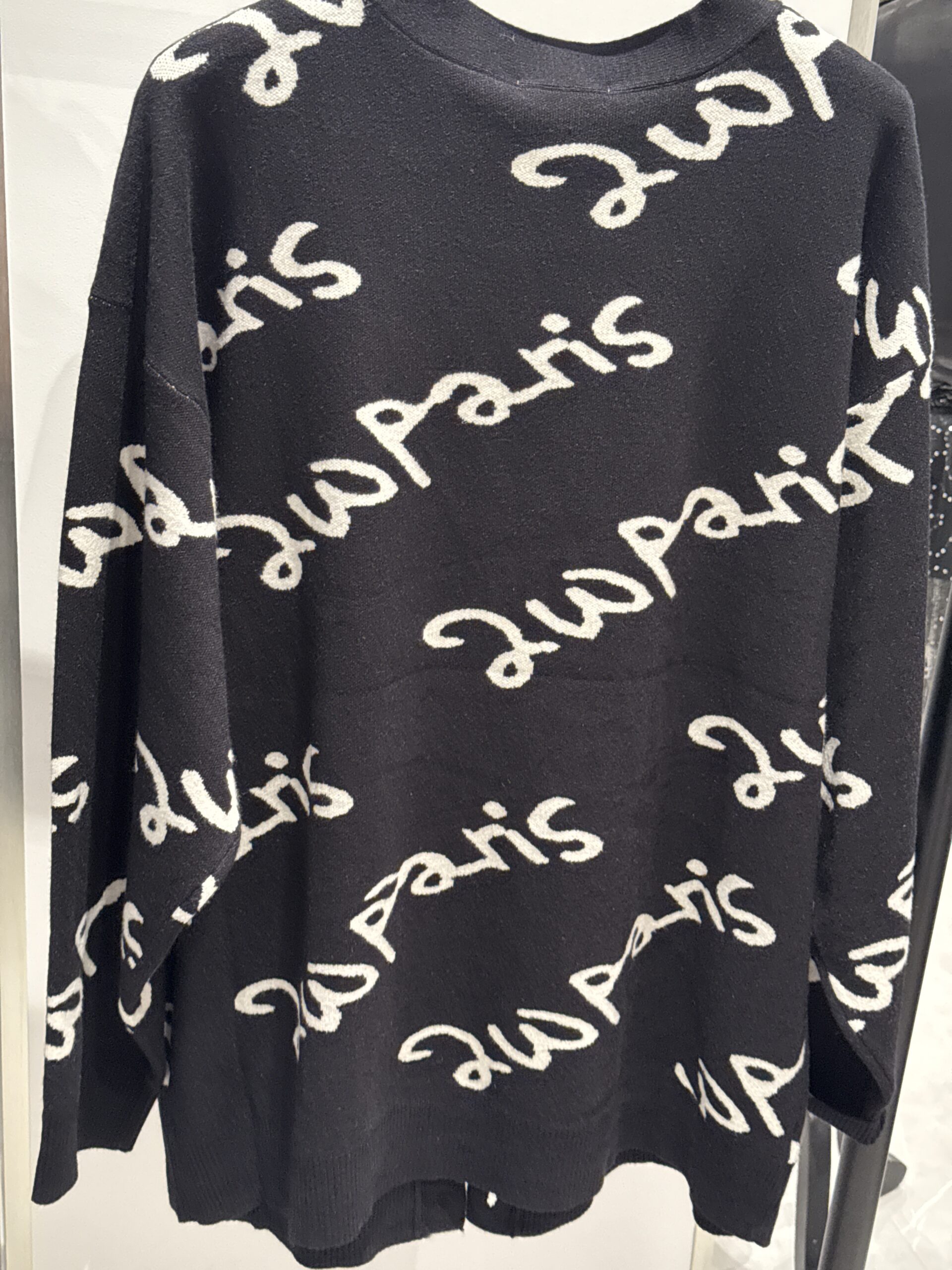 Gilet beige imprimé “Paris” – 2W Paris – Image 2