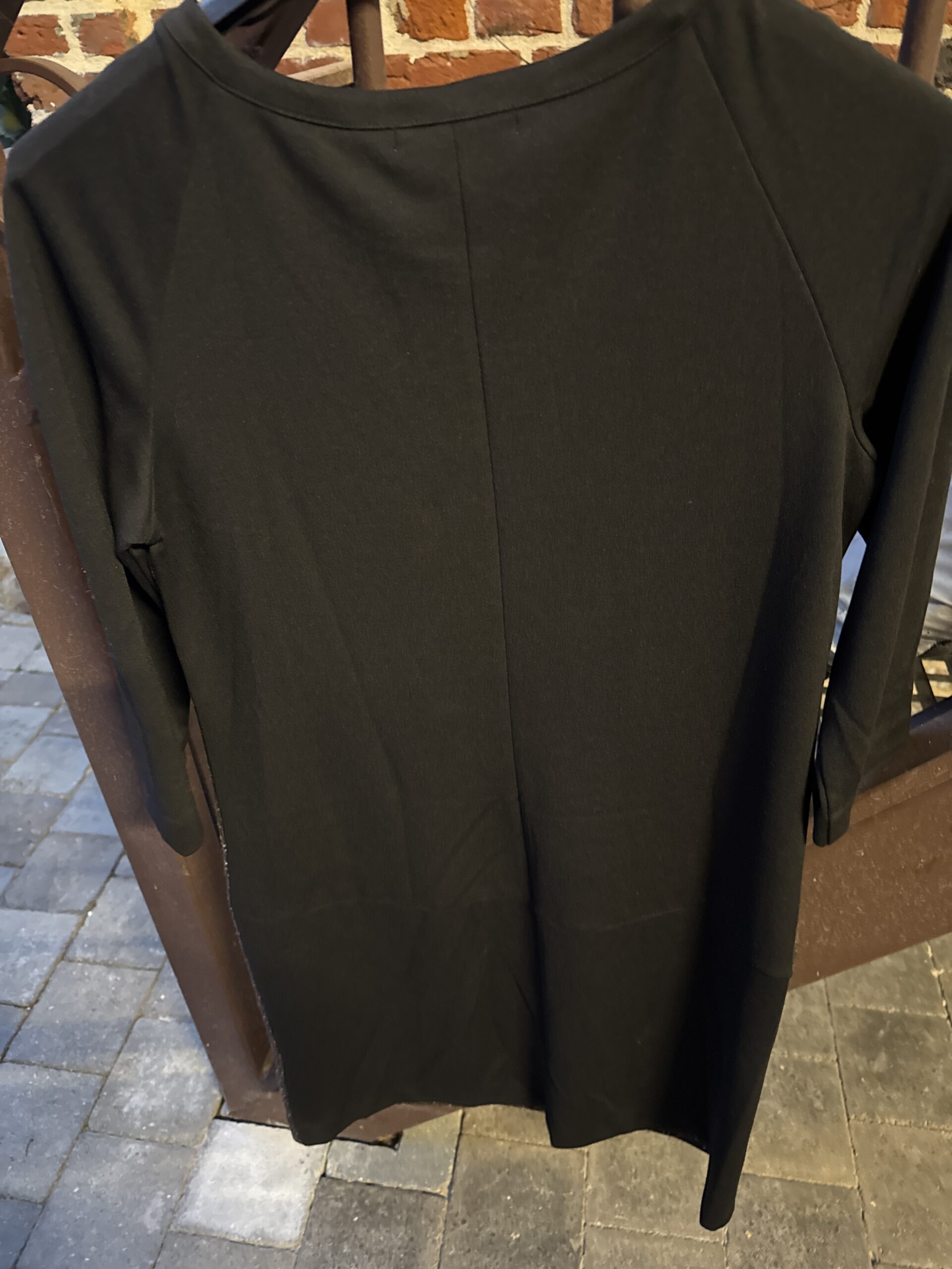 Robe bicolore noire et chinée – Camaïeu 🖤 – Image 2